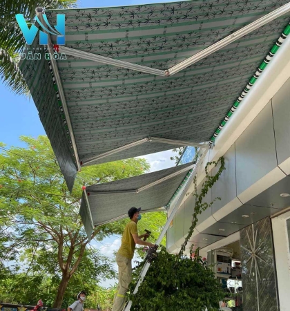 Lại thêm công trình mái hiên cho cô chủ