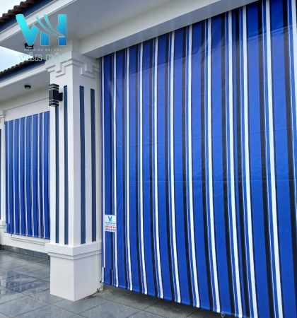 Thi công mái thả cho biệt thư sân vườn xinh đẹp
