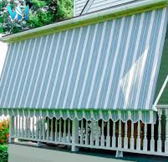 Sửa chữa dàn mái hiên mưa to làm hư